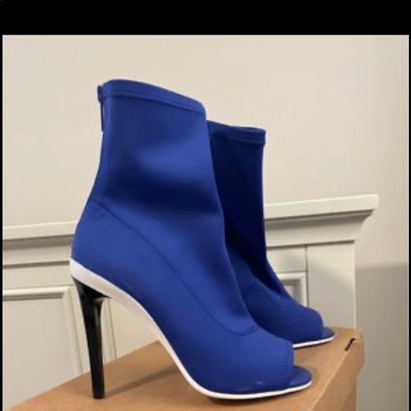 Aldo Blue Heeled Boot - Picture 1 of 3